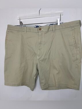 Tommy Bahamas Men's Classic Khaki Cotton Shorts - Beige Sz 46R